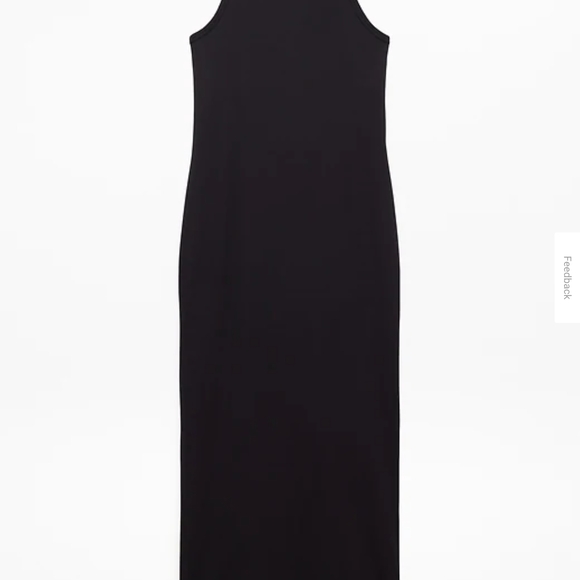Athleta Signature Rib Maxi Dress - Elegant Black - Picture 4 of 11